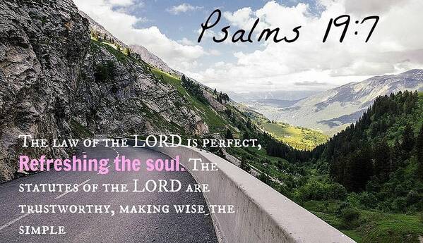  Poster featuring the photograph Psalms103 by David Norman
