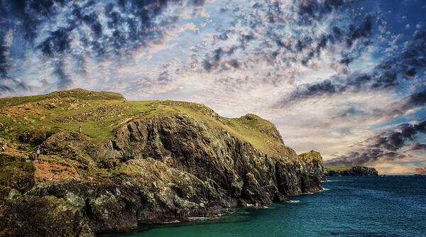 Cornwall Poster featuring the photograph Rugged Landscape by Martin Newman