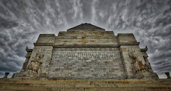 Shrine Poster featuring the photograph Shrine of Remembrance by Ross Henton