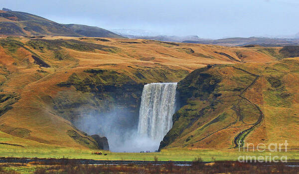 Skogafoss Poster featuring the photograph Skogafoss 6729  by Jack Schultz