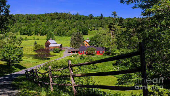 Sleepy Hollow Farm Poster featuring the photograph Sleepy Hollow Farm. by Scenic Vermont Photography