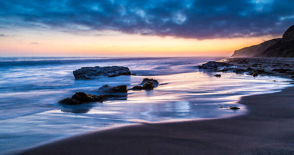 Beach Poster featuring the photograph Sunset Shine by Jason Roberts