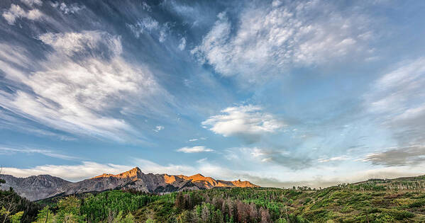 Art Poster featuring the photograph Sweeping Clouds by Jon Glaser