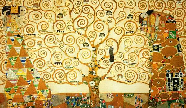 Gustav Klimt Poster featuring the painting The Tree Of Life by Gustav Klimt