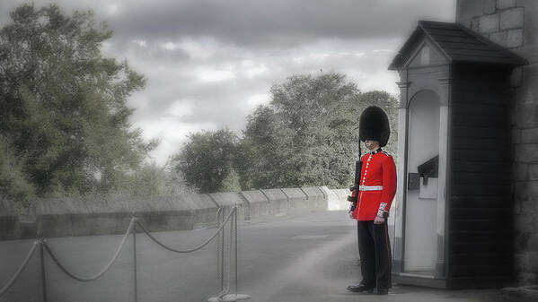 Royal Guard Poster featuring the photograph Windsor Castle Guard by Joe Winkler