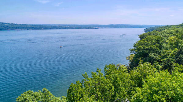 Sky Poster featuring the photograph Cayuga Lake #1 by Anthony Giammarino