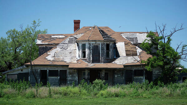 Abandoned Poster featuring the photograph Abandoned Mansion by Patrick Nowotny