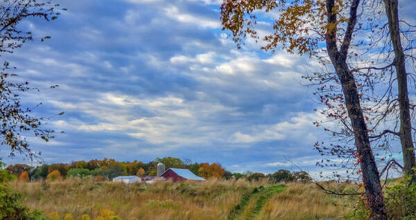 Autumn Poster featuring the photograph Autumn_Farm by Chris Spencer