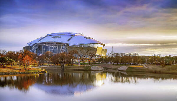 Dallas Cowboys Poster featuring the photograph Dallas Cowboys Stadium Arlington Texas by Robert Bellomy