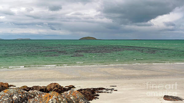 Eriskay Poster featuring the photograph Eriskay - Island of Lingay and Sound of Barra by Maria Gaellman