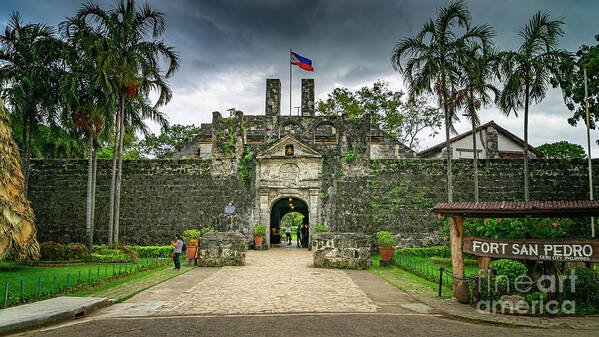 Cebu Poster featuring the photograph Fort San Pedro Cebu by Adrian Evans