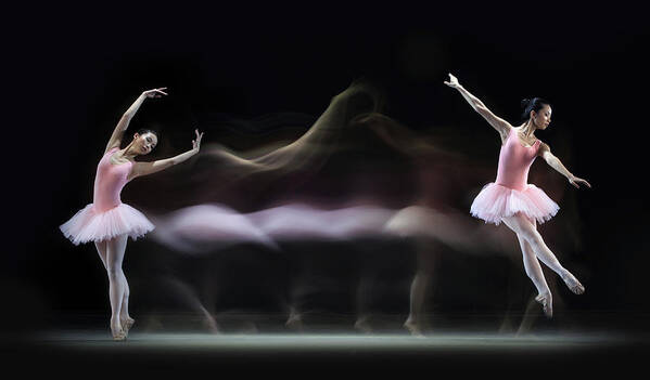 Ballet Poster featuring the photograph Graceful Balerina by Antonyus Bunjamin (abe)