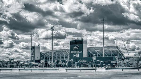 Bills Football Poster featuring the photograph New Era Stadium by Guy Whiteley