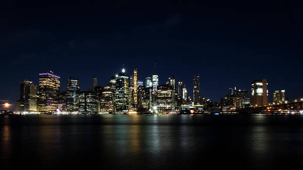 Skyline Poster featuring the photograph NYC Skyline by Marlo Horne