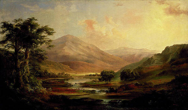 Scottish Landscape Poster featuring the painting Scottish Landscape by Robert Duncanson