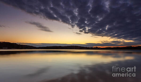 Lake-lanier Poster featuring the photograph Sunrise by Bernd Laeschke