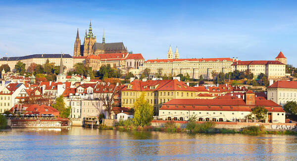 City Poster featuring the photograph The Prague Castle, Prague Old Town by Jan Wlodarczyk