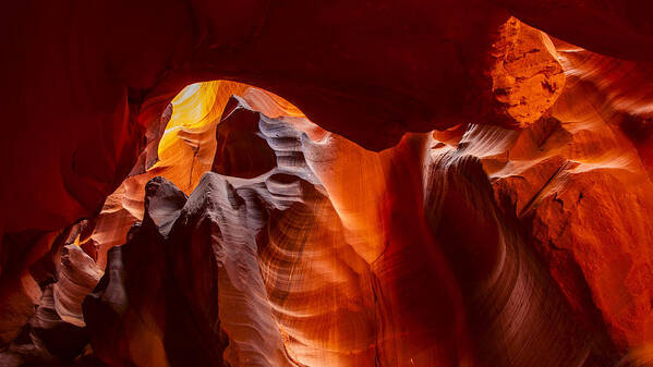  Poster featuring the photograph Upper Antelope Canyon by Shin Woo Ryu