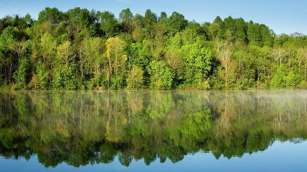 Landscape Poster featuring the photograph Whippoorwill Lake by John Benedict