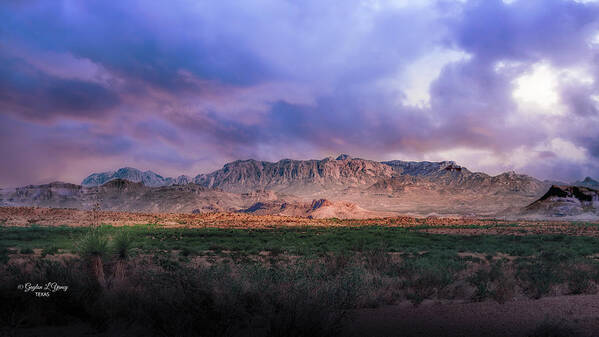 Sunset Poster featuring the photograph Big Bend National Park #1 by G Lamar Yancy