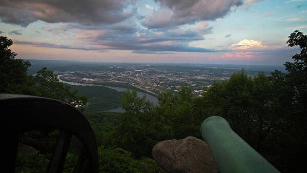 River Poster featuring the photograph Chattanooga From Lookout Mtn #1 by George Taylor