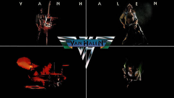 Van Halen Poster featuring the digital art Music #1 by Scott D Windsor