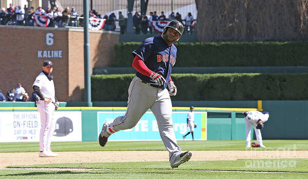 People Poster featuring the photograph Pablo Sandoval #1 by Leon Halip