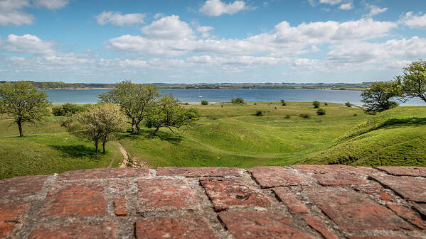 14th Century Poster featuring the photograph Historic Kalo Castle in Jutland, Denmark #10 by Karlaage Isaksen