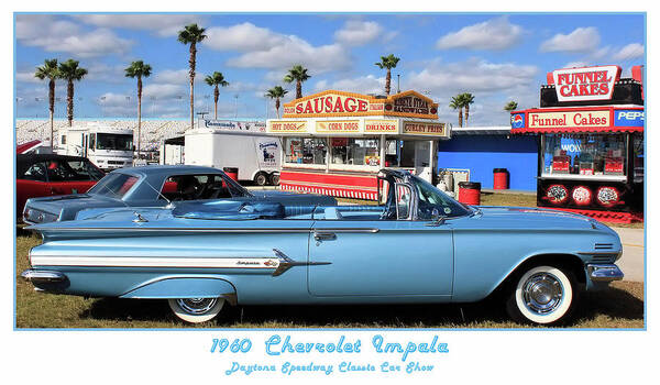 Fine Art Poster featuring the photograph 1960 Chevy Impala by Robert Harris