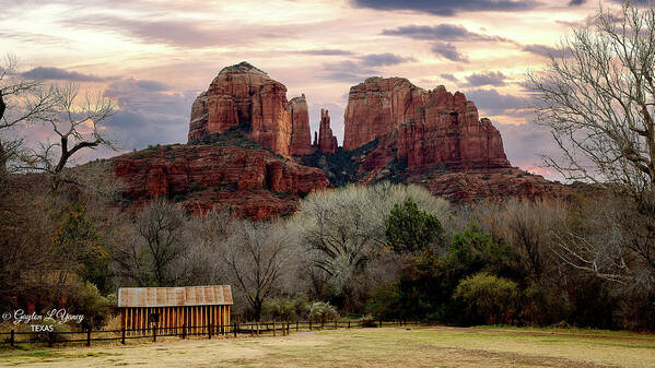 Sunset Poster featuring the photograph Sedona #2 by G Lamar Yancy