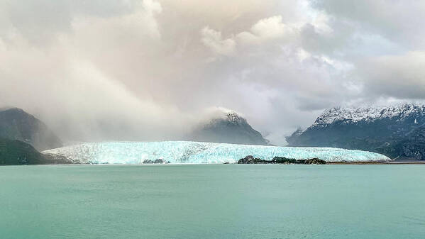 Amalia Glacier Poster featuring the photograph Amalia Glacier, Chile #42 by Paul James Bannerman
