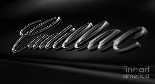 Cadillac Poster featuring the digital art Classic Cadillac Emblem #5 by Allan Swart