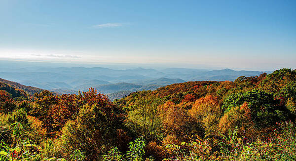 Autumn Poster featuring the photograph Autumn Blue Ridge Parkway by Jim Cook