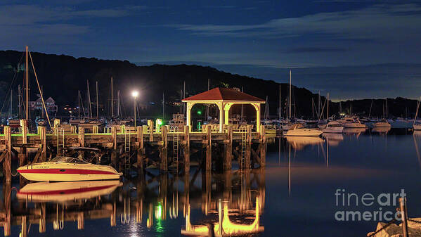 Northport Harbor Poster featuring the photograph Calm Morning in Northport Harbor by Sean Mills