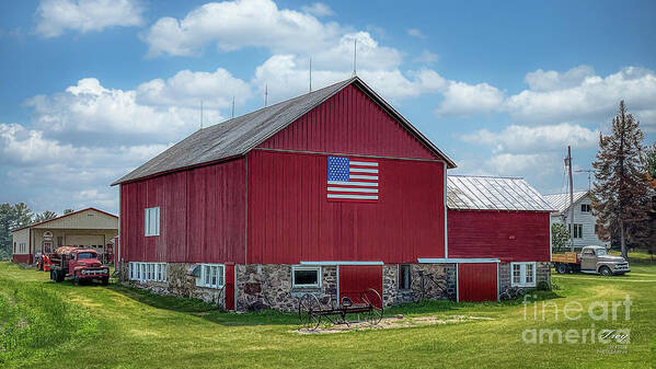 Barn Poster featuring the photograph Classic Americana by Trey Foerster