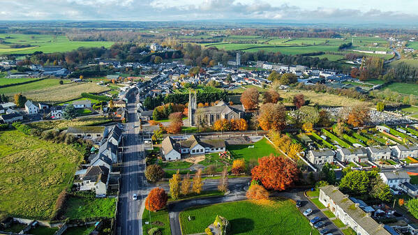 Durrow Poster featuring the photograph Durrow In Autumn by Andy Walsh