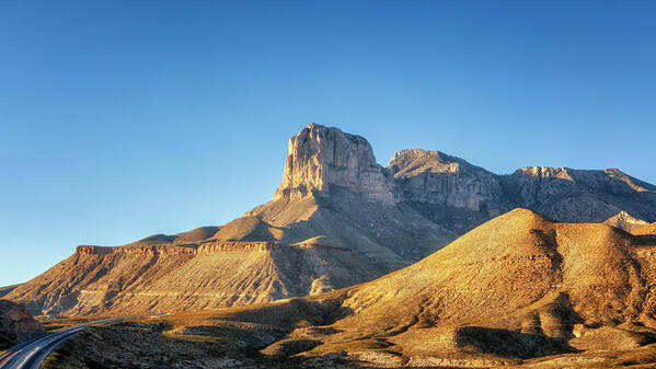 Texas Poster featuring the photograph El Capitan - Guadalupe Mountains National Park by Susan Rissi Tregoning