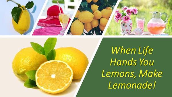 Lemons Poster featuring the photograph Got Lemons Make Lemonade by Nancy Ayanna Wyatt