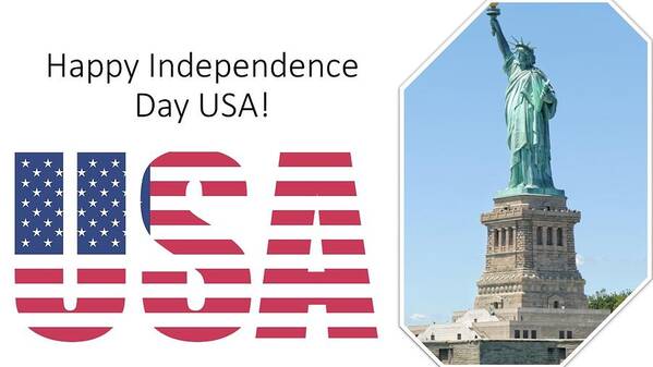 Usa Poster featuring the mixed media Independence Day USA by Nancy Ayanna Wyatt
