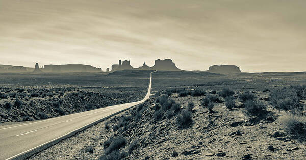 Monument Valley Poster featuring the photograph January 2022 Monument Valley by Alain Zarinelli