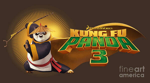 Kung Fu Panda 3 Animation Po Logo Poster By Thelma Mackellar - Fine Art  America