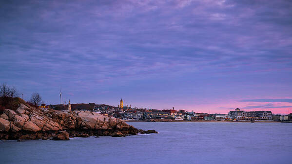 Gloucester Ma. Poster featuring the photograph Morning View From, Stage Ft. Park by Michael Hubley
