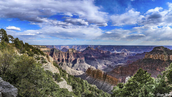 North Rim Of The Grand Cnyon Poster featuring the photograph North Rim by GLENN Mohs