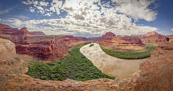 Shafer Trail Poster featuring the photograph November 2022 Goose Neck Bend by Alain Zarinelli