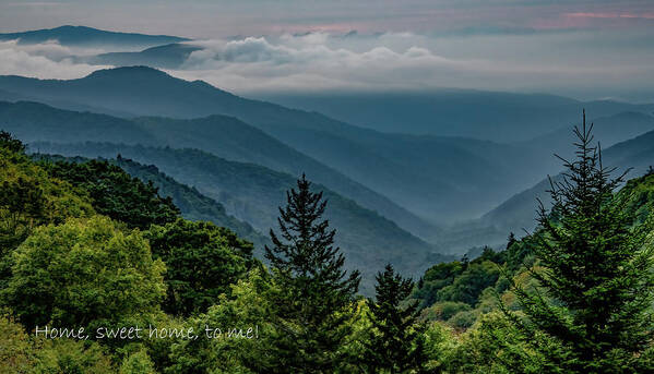  Mountains Poster featuring the photograph Rocky Top, Tennessee by Marcy Wielfaert