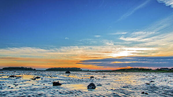 Andbc Poster featuring the photograph Sand and Sky, a Strangford Evening by Martyn Boyd