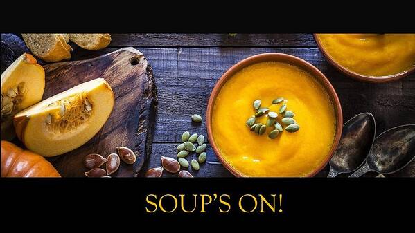 Soup Poster featuring the photograph Soup's On - Squash by Nancy Ayanna Wyatt