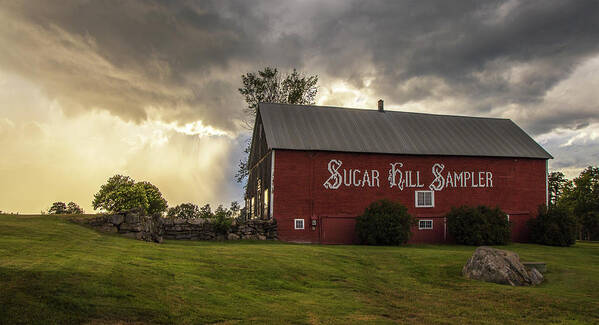 Sugar Poster featuring the photograph Sugar Hill Sampler Storm by White Mountain Images