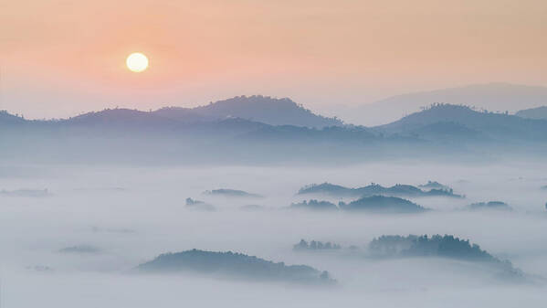 Sunrise Poster featuring the photograph Sunrise by Khanh Bui Phu