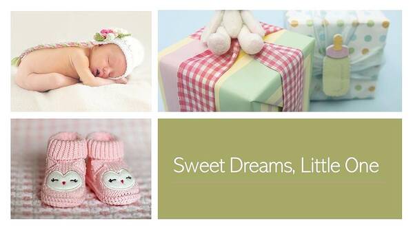 Baby Poster featuring the photograph Sweet Dreams, Little One by Nancy Ayanna Wyatt